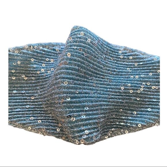 Sequin Mask Adjustable Blue NWT‎ - Picture 1 of 10